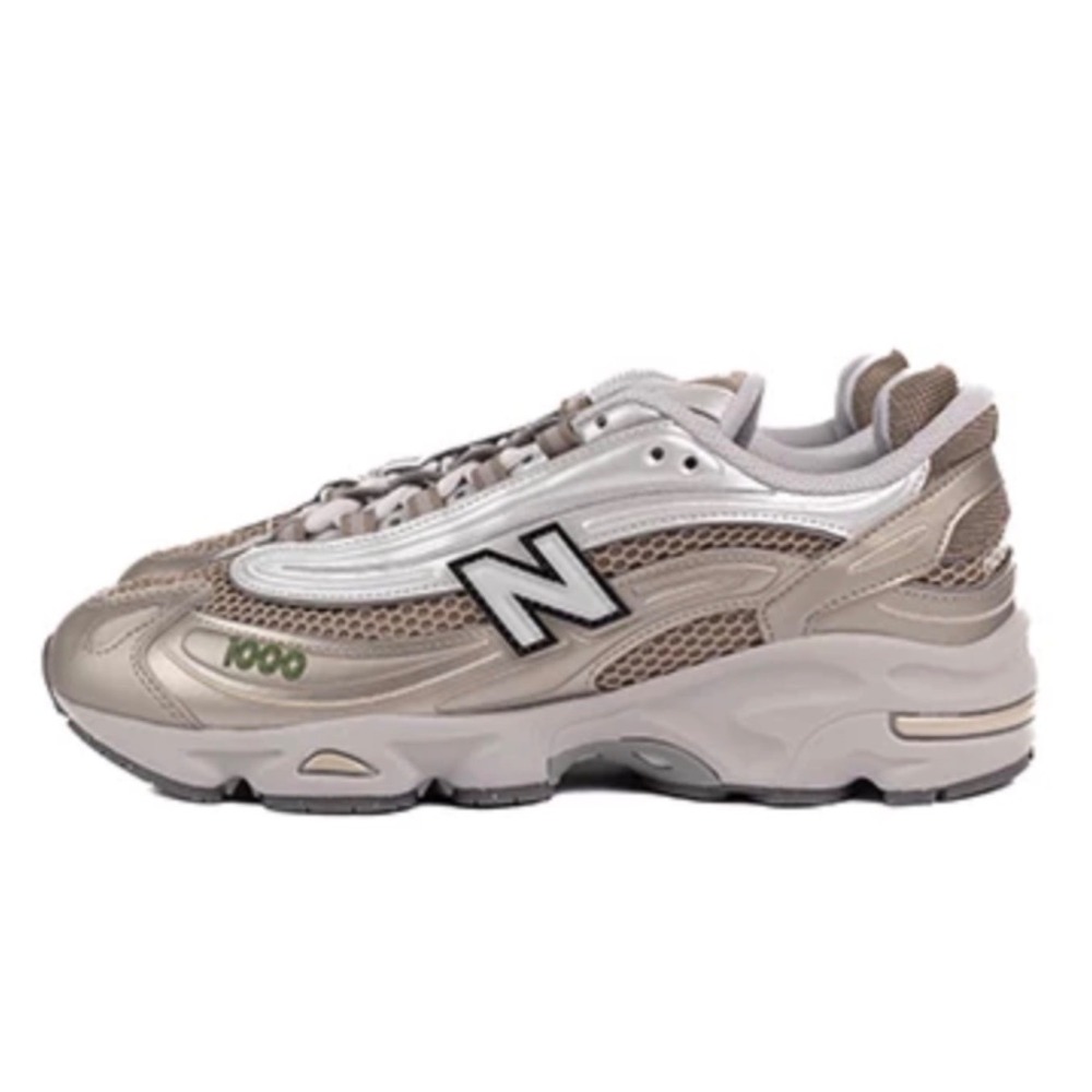 New Balance 1000 Brown Grey Silver Metallic M1000N Mens Size 10 Sneaker New
